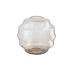 Peill+Putzler Vase , braun , Glas , Maße (cm): H: 19,5  Ø: 20.5