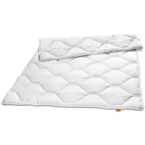 sleepling – Komfort 100, warme Winterdecke, Steppbett, 135x200 cm, allergikergeeignet - Weiß