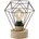 ETC Shop Tischlampe E27 19x22 5 cm Braun