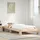 vidaXL Massivholzbett 90 x 200 cm Braun