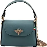 FLORENCE Umhängetasche Leder blau ca. 19cm | Gr.: onesize
