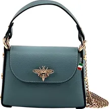 FLORENCE Umhängetasche Leder blau ca. 19cm | Gr.: onesize