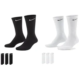 Nike Cushioned Crew-Trainingssocken White/Black 46-50
