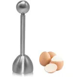 2 Stück Eierköpfer Edelstahl Eieröffner, Eier Cutter Eierköpfer, Eier Cracker für Weiche und Hartgekochte Eier oder Rohe Eier (2)