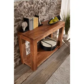 Massivmoebel24 Shaman Konsolentisch 115x40x76cm braun