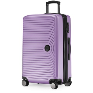 - Mittelgroßer Hartschalenkoffer, TSA, 68 cm, 88 Liter,Flieder - Violett