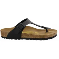 BIRKENSTOCK Unisex Gizeh Birko-flor Zehentrenner, Schwarz, 41 EU Schmal - 41 EU Schmal