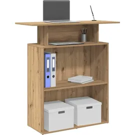 vidaXL Empfangstheke Artisan-Eiche 100x40x104 cm Holzwerkstoff