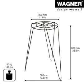Wagner-System Pflanzenständer Hairpin Style Ø 30 cm