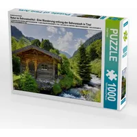 Calvendo Puzzle Berglandschaft Schwarzachtal in Tirol 1000 Teile Lege-Größe