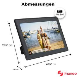 Denver PFF-1515B 15.6" Digitaler Bilderrahmen Schwarz