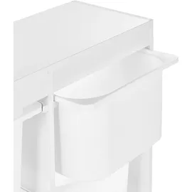 Beliani Regal mit 6 Aufbewahrungsboxen TOBIN Weiß