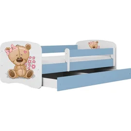 raumhirsch furniture Kinderbett Raumhirsch 80 x 180 cm Holzwerkstoff blau
