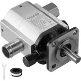 Vevor Hydraulische Holzspalterpumpe 60 L/min 2-stufige 276 bar Holzspalterpumpe 2,54 cm Einlass 1,27 cm NPT Auslass 3600 U/min hydraulische Aluminium-Zahnradpumpe für Holzspalter mit kleinem Motor Schneepflug