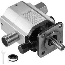 Vevor Hydraulische Holzspalterpumpe 60 L/min 2-stufige 276 bar Holzspalterpumpe 2,54 cm Einlass 1,27 cm NPT Auslass 3600 U/min hydraulische Aluminium-Zahnradpumpe für Holzspalter mit kleinem Motor Schneepflug