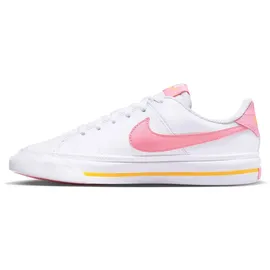 Nike Court Legacy Sneaker Jungen 118 white/coral chalk-laser orange 38.5