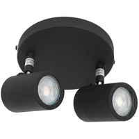 Steinhauer LIGHTING Deckenstrahler Deckenlampe Spotleuchte schwenkbar LED Wohnzimmerleuchte schwarz