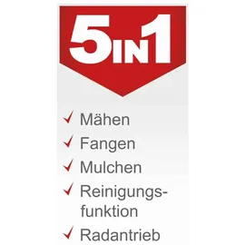 SCHEPPACH Benzin Rasenmäher RM420 3,5 PS 6in1 inkl. 0,6 L Motorenöl + Zweitmesser