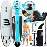 Bluemarina Stand Up Paddle Board aufblasbar Ariki | 5 JAHRE GARANTIE - 140 kg Tragkraft - Paddling Set - SUP Board - Surfbrett (Classic 325 cm)