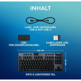 Logitech G915 X GL Linear DE