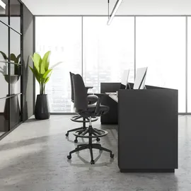 HJH Office Nestora Work Stoff Schwarz