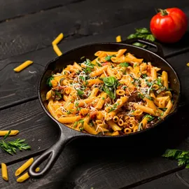 Wiltec Bratpfanne Ø 30 cm Gusseisen