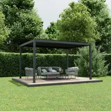 Ximax Pergola Shade freistehend 3x4 m ohne Farbbeleuchtung Dunkelgrau Manuell
