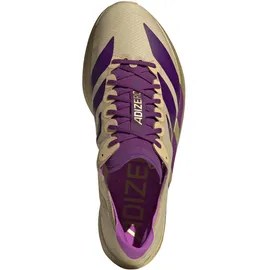 adidas Adizero Takumi Sen 11 Herren Sand/Rich Purple/Gold Metallic 43