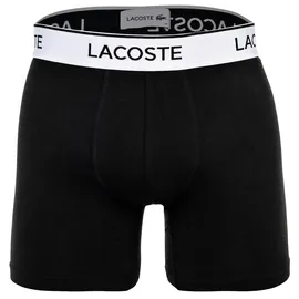 Lacoste Boxershorts Cotton Stretch Schwarz XL 3er Pack