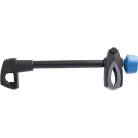 XLC Fahrradrahmenhalterung lang für Azura Xtra LED, schwarz/blau - Schwarz