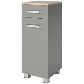 WELLTIME Cosmo Midischrank 30,2 x 76,5 x 32,5 cm Grau