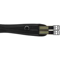 Kerbl 321058 Sattelgurt, PU, geschweift 140 cm, Schwarz