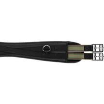 Kerbl 321058 Sattelgurt, PU, geschweift 140 cm, Schwarz