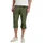 Timezone Herren 3/4 Cargo Hose LOOSE MILESTZ SHORT Mid Waist Loose Fit Loose Fit T2 40006.1212-32-04117 Grau Grün W 33