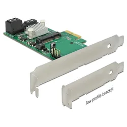 Delock Hybrid 3 x internal SATA 6 Gb/s + 1 x internal mSATA - Speichercontroller