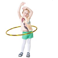 Hoopomania Hula-Hoop-Reifen Glamour Kinder Hula Hoop, Ø80cm, Gelb-Gelb gelb Ø 80 cm