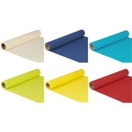 Papstar NEU Tischläufer dunkelblau, 500 x 40 cm, reißfest