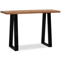 KADIMA DESIGN Schreibtisch 118x41x76,5 cm Massivholz / Metall Computertisch