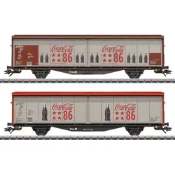 MÄRKLIN 48345 H0 Schiebewandwagen-Set Hbbills, Coca-Cola® Privatwagen, Ep. VI