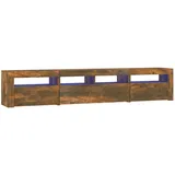 vidaXL TV-Schrank Lowboard 210x35x40 cm Braun Holzwerkstoff