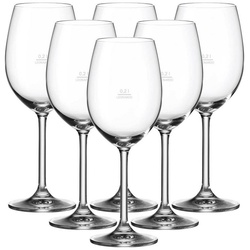 LEONARDO Weißweinglas Daily Gastro-Edition Weißweingläser geeicht 0,2 l, Glas weiß