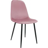 CLP Esszimmerstuhl Maryam, rosa/Samt