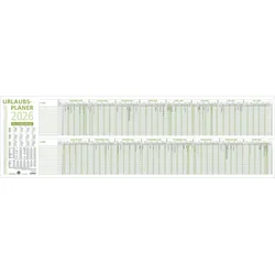 ZETTLER Urlaubsplaner 992 Recycling 100x29,7cm 16 Monate 2026