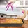 Relaxdays Backblech mit Deckel, 3 in 1 Kuchen Transportbox, BxT 40,5 x 32,5 cm, Backform, Transporthaube, schwarz/pink