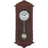 AMS Quarz-Pendeluhr, Holz, Mehrfarbig, 95 x 42 x 26 cm