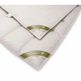 Betten Hofmann Franken Combi Vierjahreszeiten Daunenbett Daunendecke 155x200 cm 100 % Daunen - Weiß