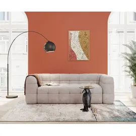 Kare Sofa Stoff 3-Sitzer Beige