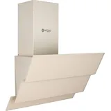 Wiggo Dunstabzugshaube 60cm kopffrei I Abluft Umluft Dunstabzug 300m3/h - LED Touch-Display 3 Stufen I Schräghaube inkl. Fettfilter & 2x Kohlefil...