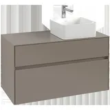 Villeroy & Boch Collaro Waschtischunterschrank C04000AA 100x54,8x50cm, Waschtisch rechts, White oak