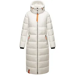NAVAHOO Damen modischer Steppmantel gesteppter Wintermantel Parka mit Kapuze Kristallblume